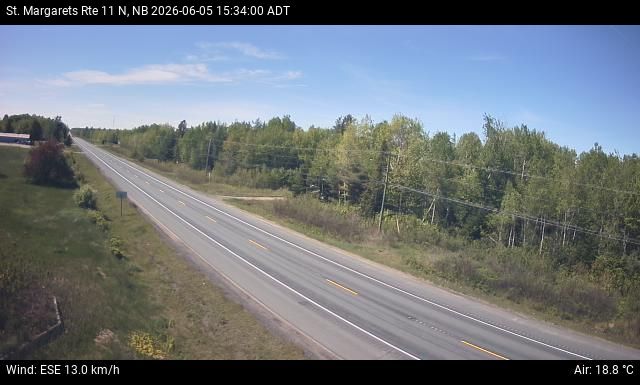 Web Cam image of St. Margarets (NB Highway 11)