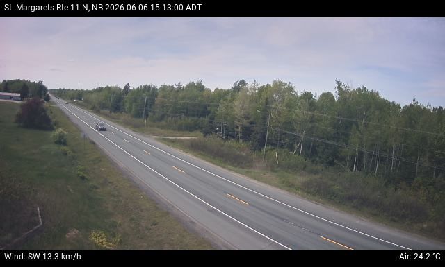 Web Cam image of St. Margarets (NB Highway 11)
