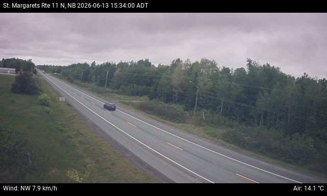 Web Cam image of St. Margarets (NB Highway 11)