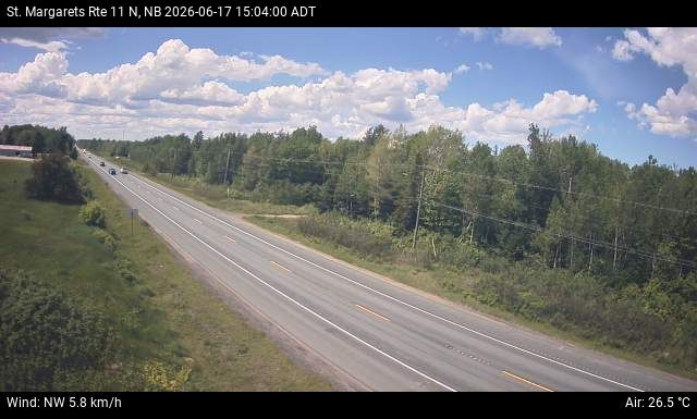 Web Cam image of St. Margarets (NB Highway 11)