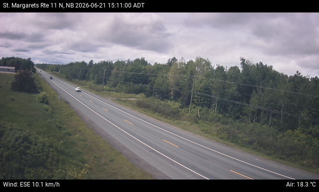 Web Cam image of St. Margarets (NB Highway 11)