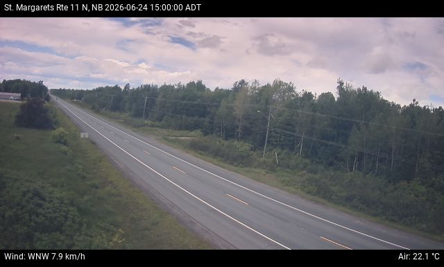 Web Cam image of St. Margarets (NB Highway 11)