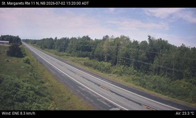 Web Cam image of St. Margarets (NB Highway 11)