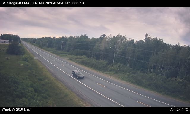 Web Cam image of St. Margarets (NB Highway 11)