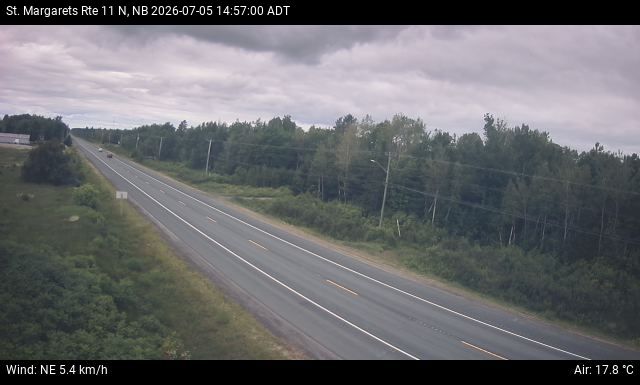 Web Cam image of St. Margarets (NB Highway 11)