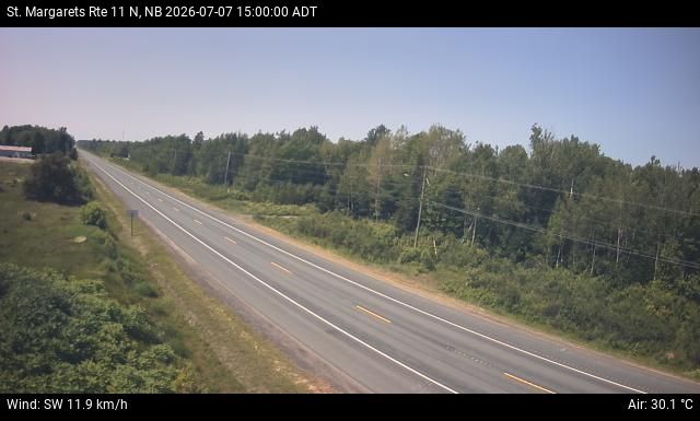 Web Cam image of St. Margarets (NB Highway 11)