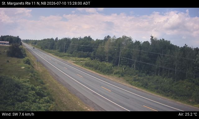 Web Cam image of St. Margarets (NB Highway 11)