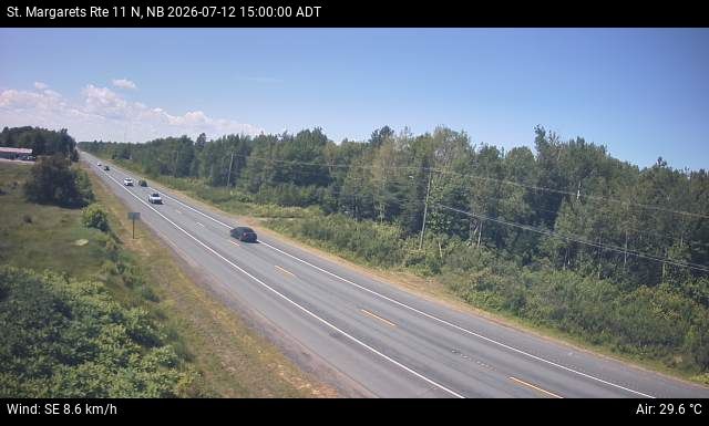Web Cam image of St. Margarets (NB Highway 11)