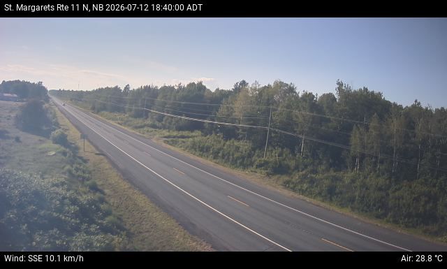 Web Cam image of St. Margarets (NB Highway 11)