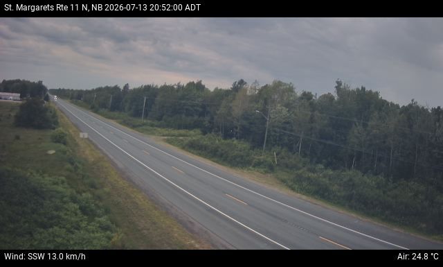 Web Cam image of St. Margarets (NB Highway 11)