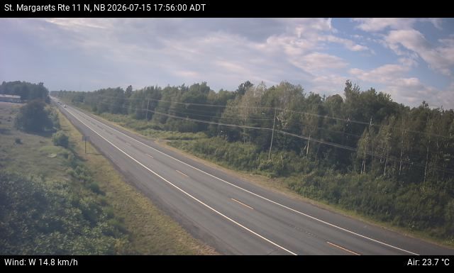Web Cam image of St. Margarets (NB Highway 11)