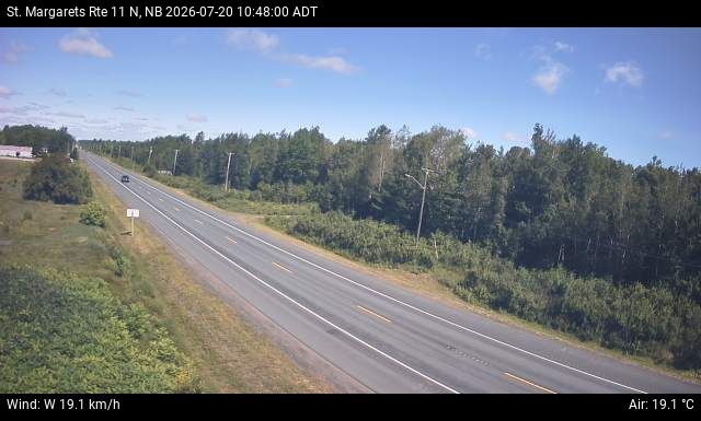 Web Cam image of St. Margarets (NB Highway 11)