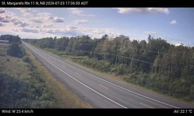 Web Cam image of St. Margarets (NB Highway 11)