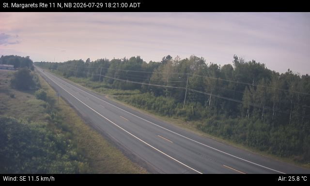 Web Cam image of St. Margarets (NB Highway 11)