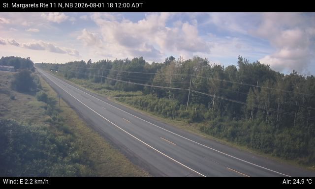 Web Cam image of St. Margarets (NB Highway 11)