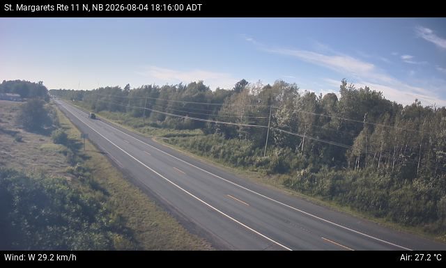Web Cam image of St. Margarets (NB Highway 11)