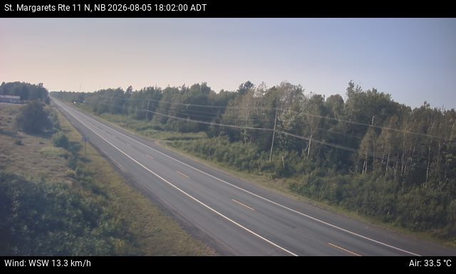 Web Cam image of St. Margarets (NB Highway 11)