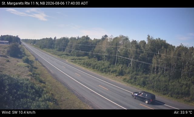 Web Cam image of St. Margarets (NB Highway 11)