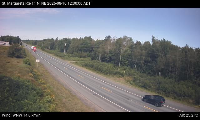 Web Cam image of St. Margarets (NB Highway 11)
