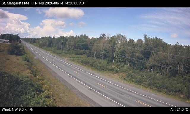 Web Cam image of St. Margarets (NB Highway 11)