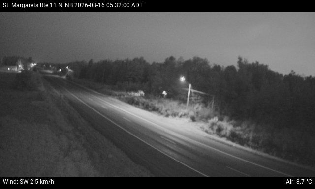 Web Cam image of St. Margarets (NB Highway 11)