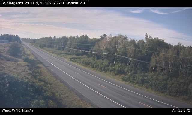 Web Cam image of St. Margarets (NB Highway 11)