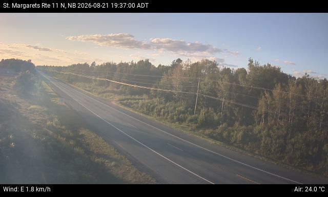 Web Cam image of St. Margarets (NB Highway 11)