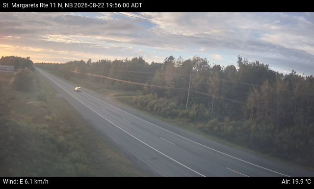 Web Cam image of St. Margarets (NB Highway 11)