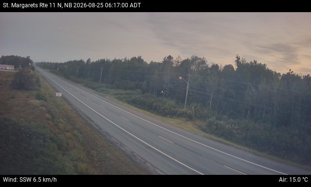 Web Cam image of St. Margarets (NB Highway 11)