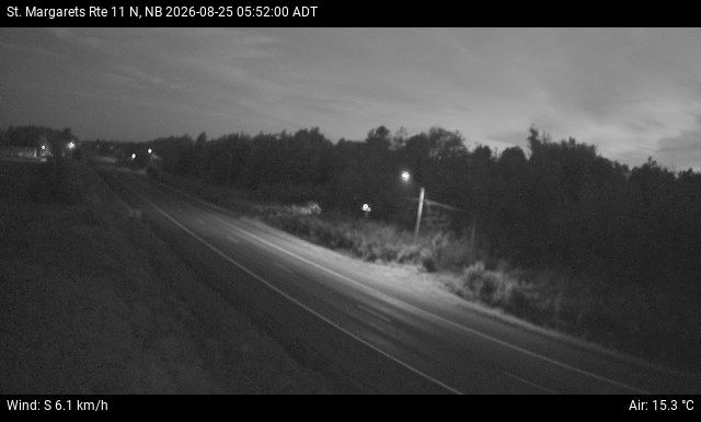 Web Cam image of St. Margarets (NB Highway 11)