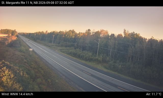 Web Cam image of St. Margarets (NB Highway 11)