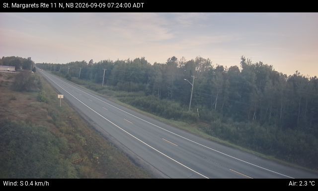 Web Cam image of St. Margarets (NB Highway 11)