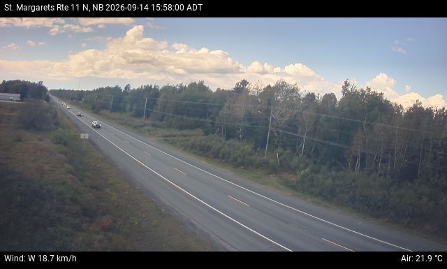 Web Cam image of St. Margarets (NB Highway 11)