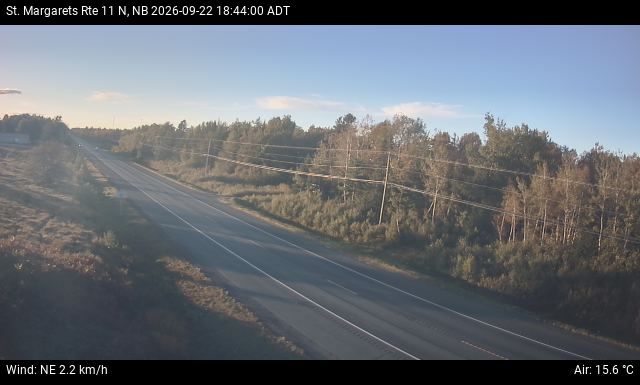Web Cam image of St. Margarets (NB Highway 11)