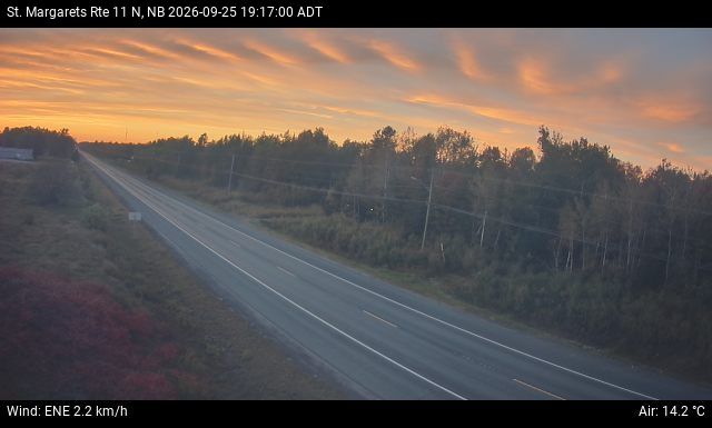 Web Cam image of St. Margarets (NB Highway 11)