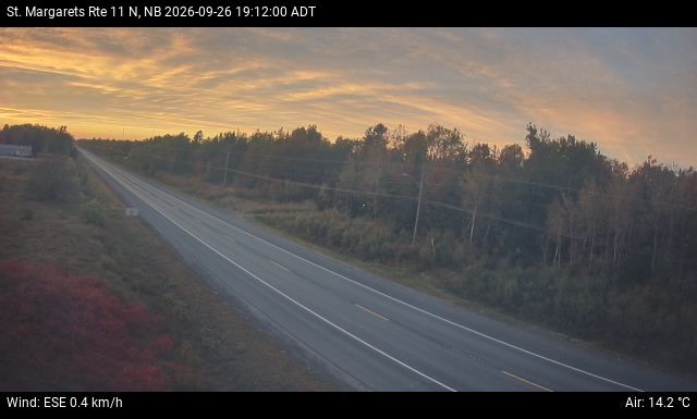 Web Cam image of St. Margarets (NB Highway 11)