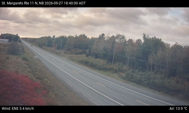 Web Cam image of St. Margarets (NB Highway 11)