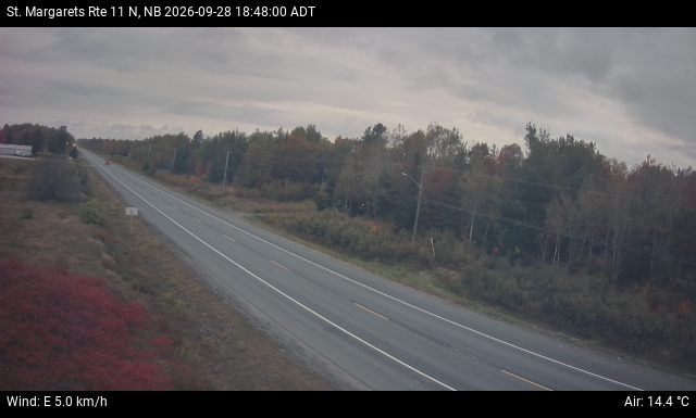 Web Cam image of St. Margarets (NB Highway 11)