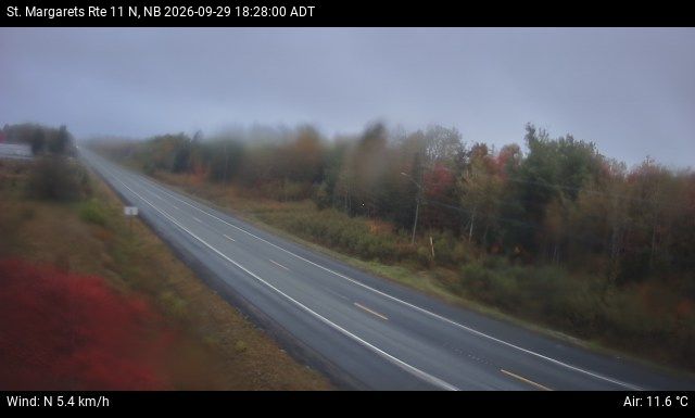 Web Cam image of St. Margarets (NB Highway 11)