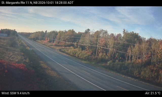 Web Cam image of St. Margarets (NB Highway 11)