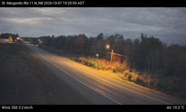 Web Cam image of St. Margarets (NB Highway 11)