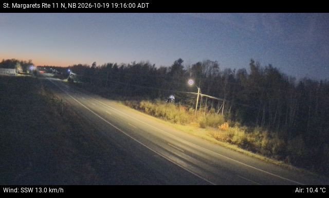 Web Cam image of St. Margarets (NB Highway 11)