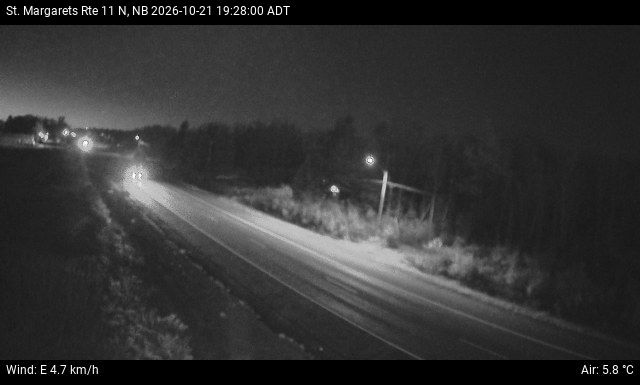 Web Cam image of St. Margarets (NB Highway 11)