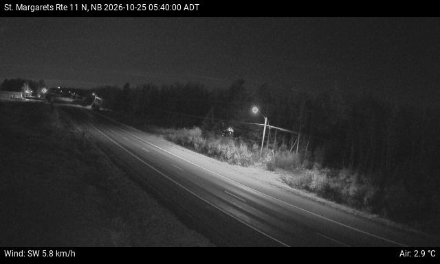 Web Cam image of St. Margarets (NB Highway 11)