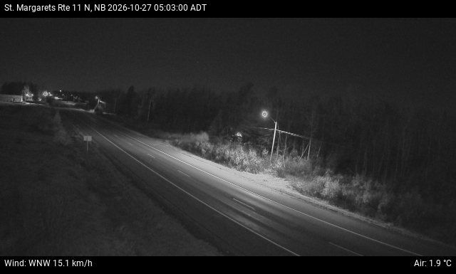 Web Cam image of St. Margarets (NB Highway 11)