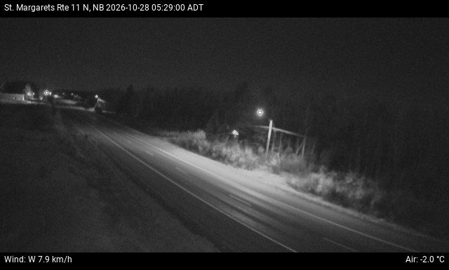 Web Cam image of St. Margarets (NB Highway 11)
