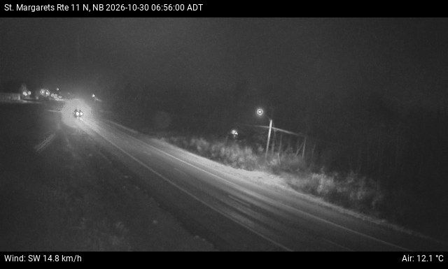 Web Cam image of St. Margarets (NB Highway 11)