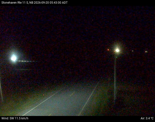 Web Cam image of Stonehaven (NB Highway 11)