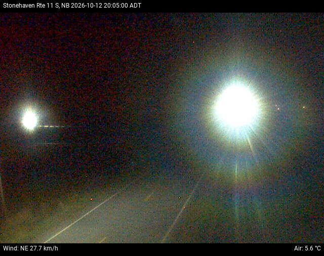 Web Cam image of Stonehaven (NB Highway 11)