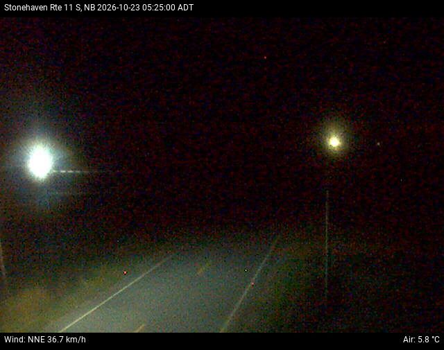 Web Cam image of Stonehaven (NB Highway 11)